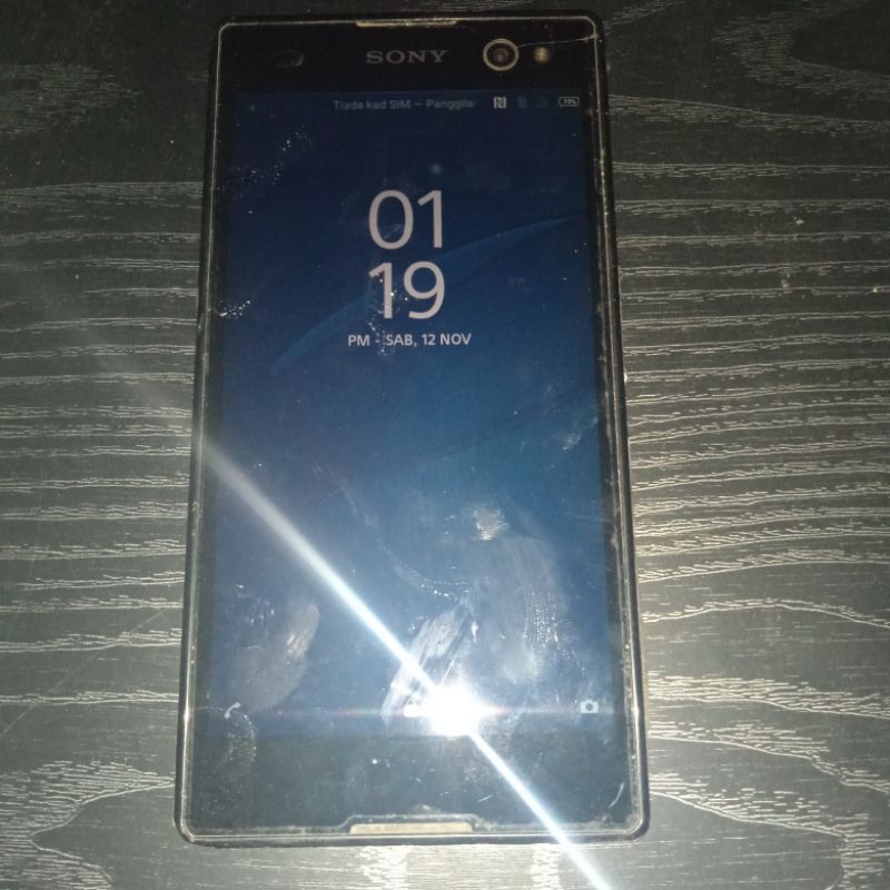 Sony Xperia c3 second kondisi normal