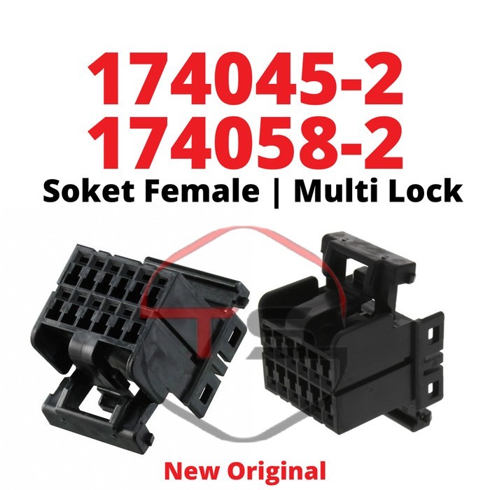 Konektor Soket 12 PIN 12PIN 12P 174045-2 174058-2 HIGH QUALITY Multilock 040