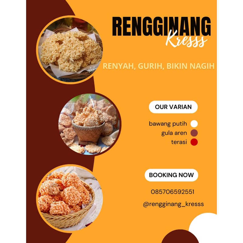 

Rengginang Kresss homemade