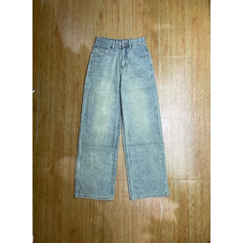 celana jeans miss lora kode 1400 warna Light grey uk m