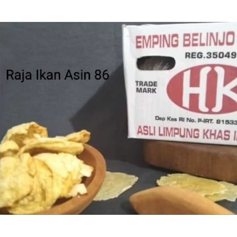 

Kerupuk Emping Melinjo Mentah (HK) Asli Limpung