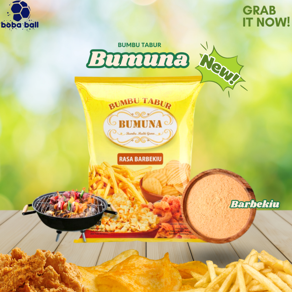 

Bumuna Bumbu Rasa Barbekiu | Bubuk Tabur Premium Kentang Keripik Makaroni 1 Kg