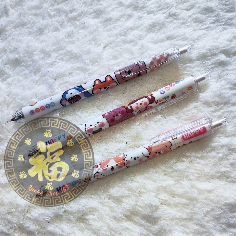 

Pulpen Mekanik Karakter 0,5 Happy Day | Pen Estetik Cetek | 1 PCS