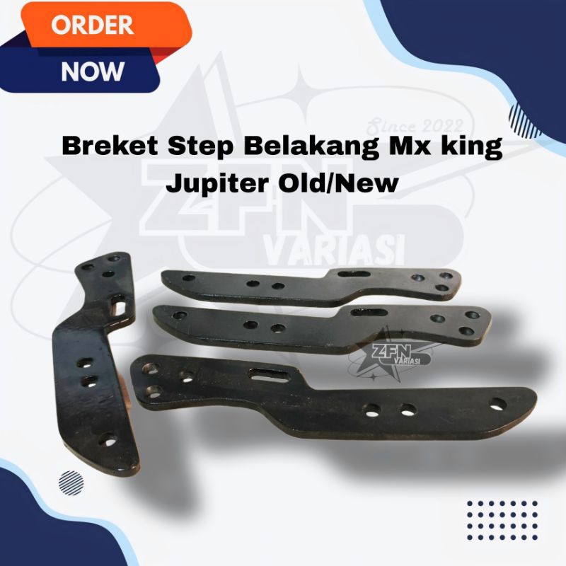 Breket Step Underbone Belakang Mx New 135 Mx Old Mx King New Mx King Old Tebel 6mm Footstep Underbon