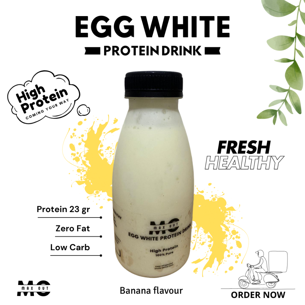 Jus Putih Telur Fresh Egg White Protein Drink