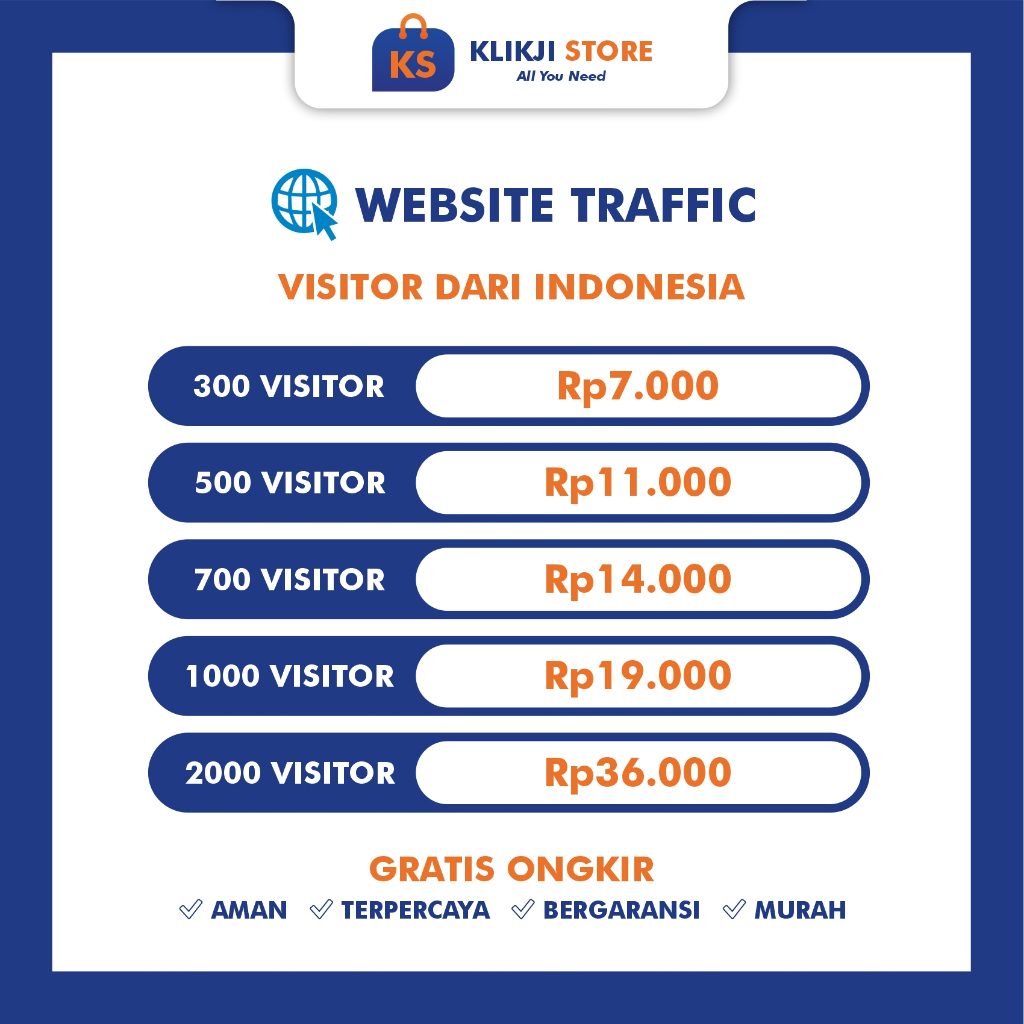 WEBSITE TRAFFIC - TRAFFIC DARI INDONESIA - REAL VISITOR