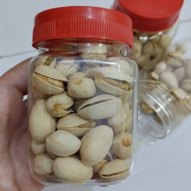 

kacang pistachio kemasan toples 150ml