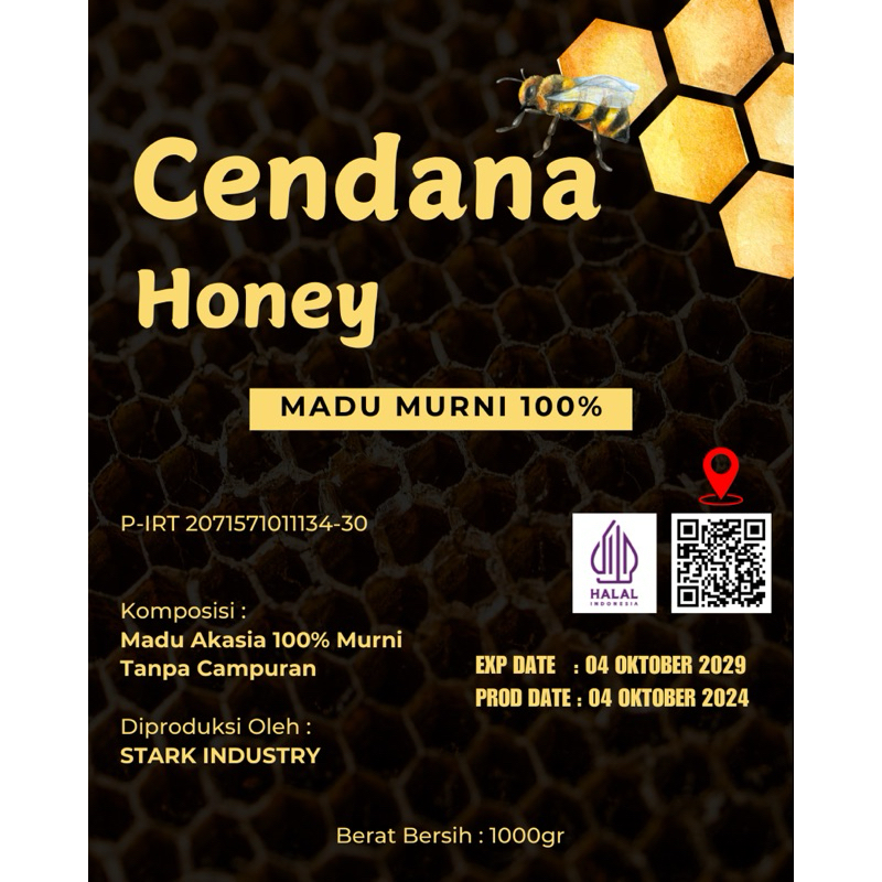 

CENDANA HONEY MADU HITAM