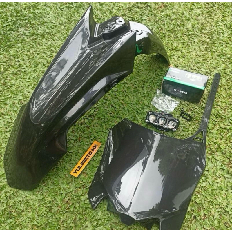 spakbor crf 150 + papan crf 150/250 + lampu sql