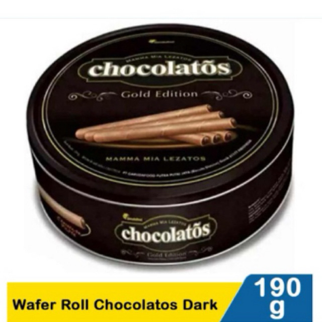 

CHOCOLATOS ASTOR DARK CHOCOLATE 190gr/ GERY WAFER ROLL CHOCOLATOS DARK 190gr