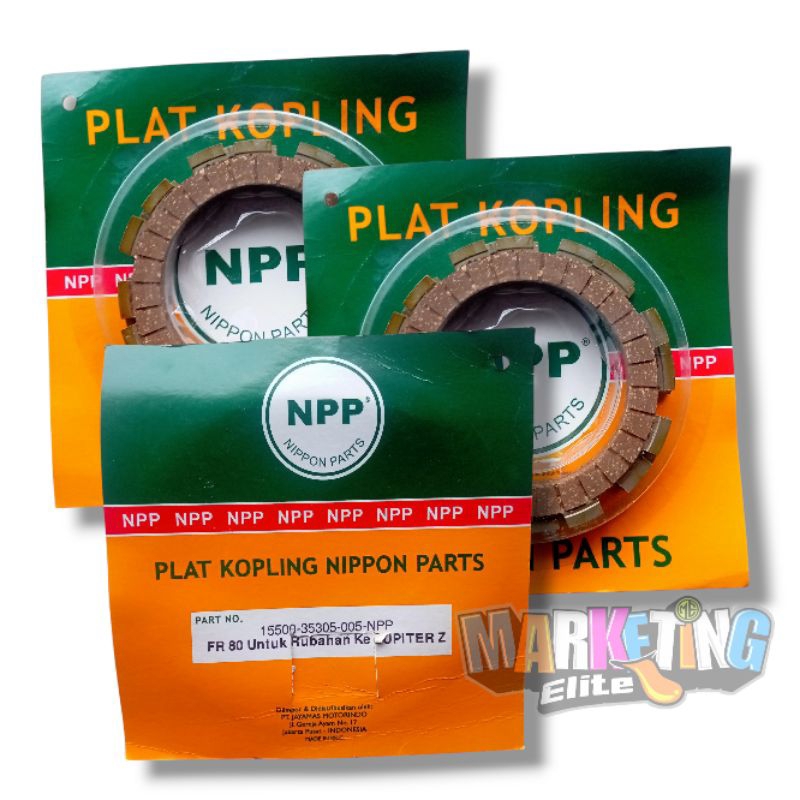 Kampas Kopling FR 80 Jupiter NPP Kampas Kopling aplikasi Jupiter VEGA FIZ NPP FR80