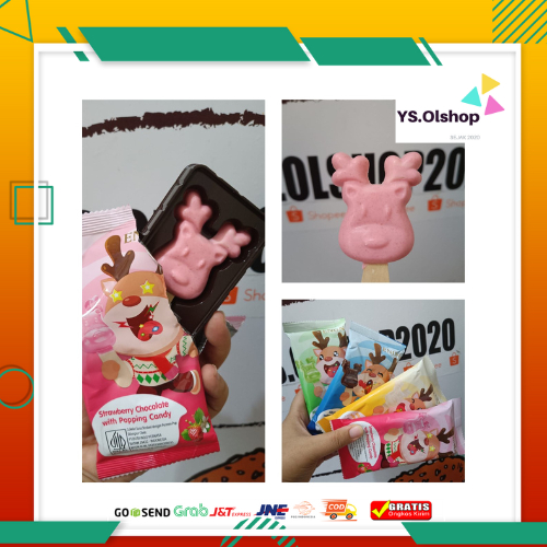 

READY ECER || ENON Milk Chocolate with Popping Candy Coklat pop dengan Sensasi meletup dalam mulut