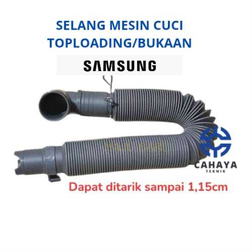 Selang pembuangan mesin cuci satu tabung samsung