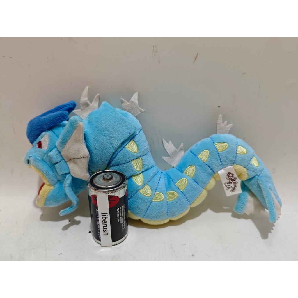 pokemon fit gyarados plush doll boneka label