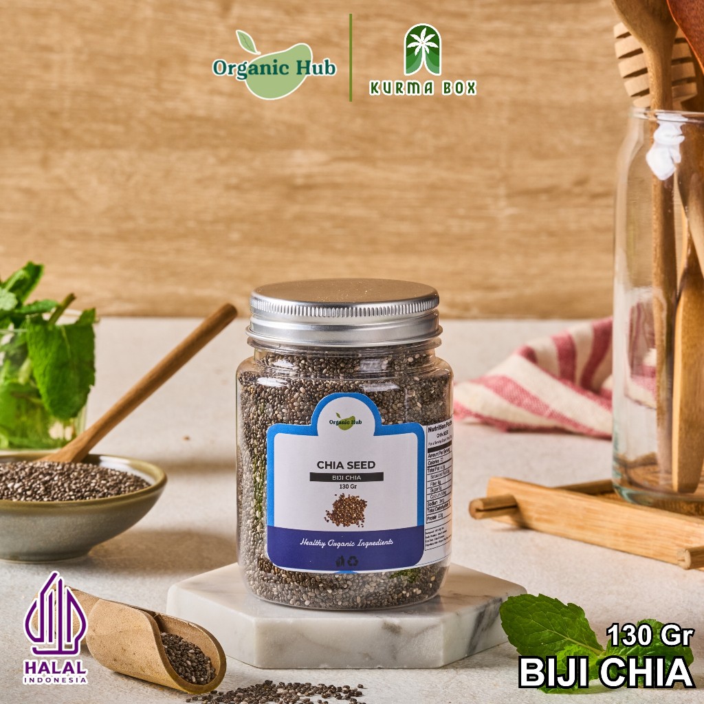 

Organic Hub Organic Chia Seed Grade A Premium Quality Original 100% Murni non GMO Asli Organik