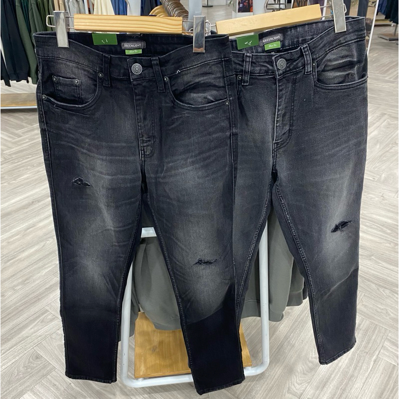 Celana jeans greenlight original Terbaru (SLIM FIT) celana greenlight ori 100% termurah celana rippe