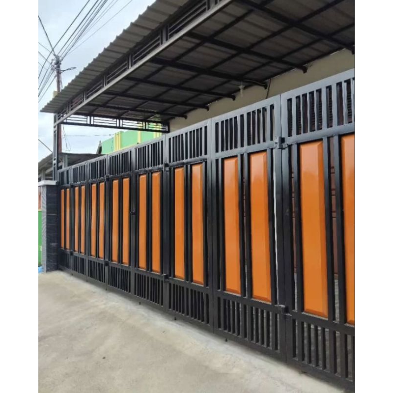 Pagar dorong/sleding/lipat minimalis GRC