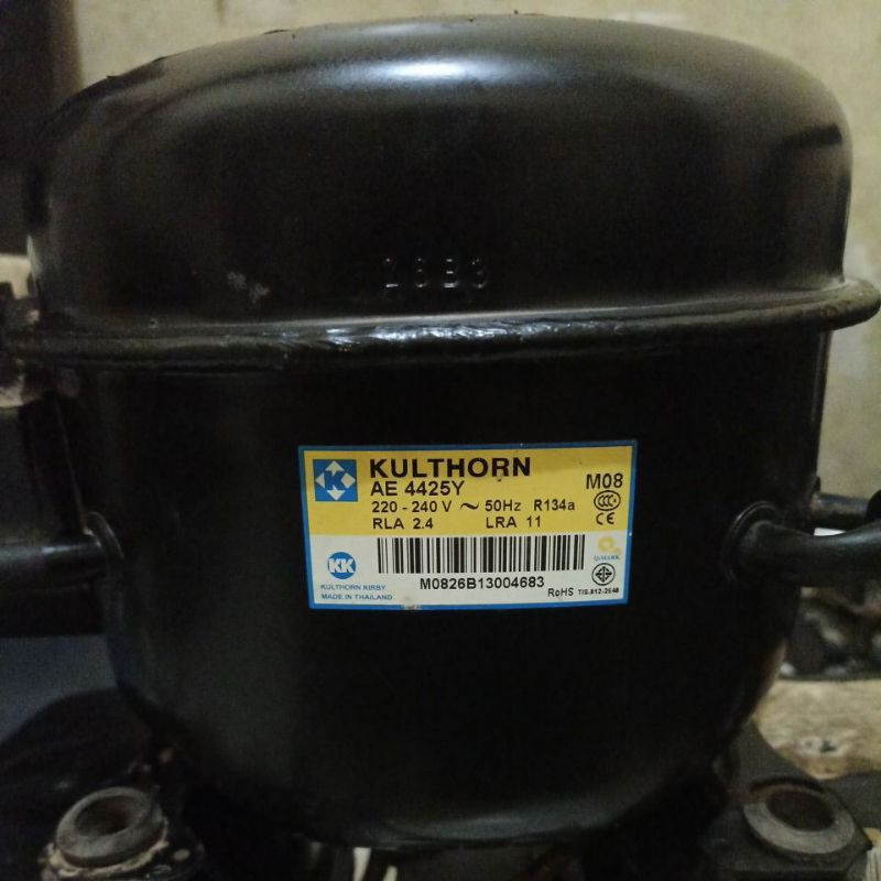 KOMPRESOR KULKAS  1/5 PK KULTHORN , 1/6 PK EMBRACO  & 1/8 PK ORIGINAL BISA UNTUK SEMUA MEREK, COMPRE
