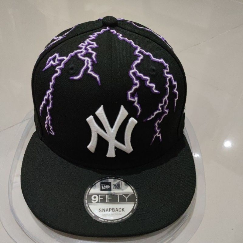 Topi NY Seri Petir (MLB colab New Era)