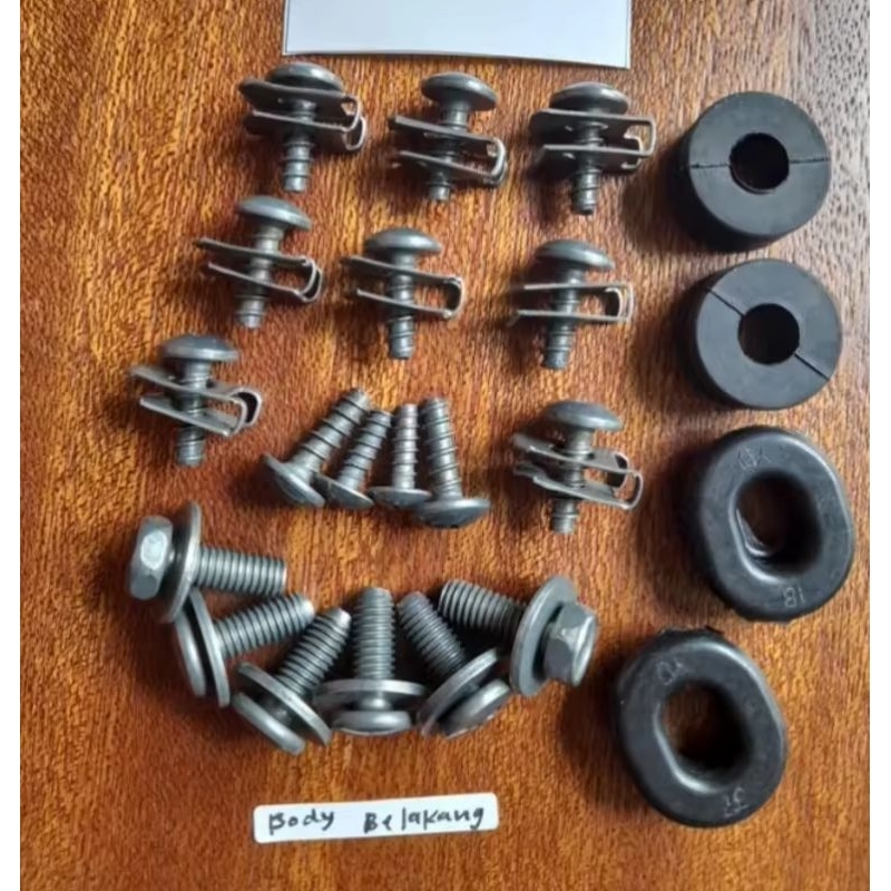Baut lengkap body depan belakang Yamaha Jupiter Z Burhan Baut lengkap body depan belakang Yamaha Jup