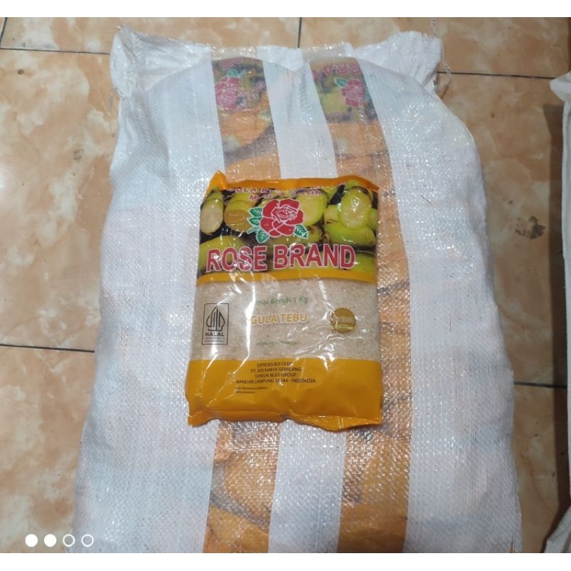 

Gula ROSE BRAND kuning Gula kemasan 1kg kuning manis