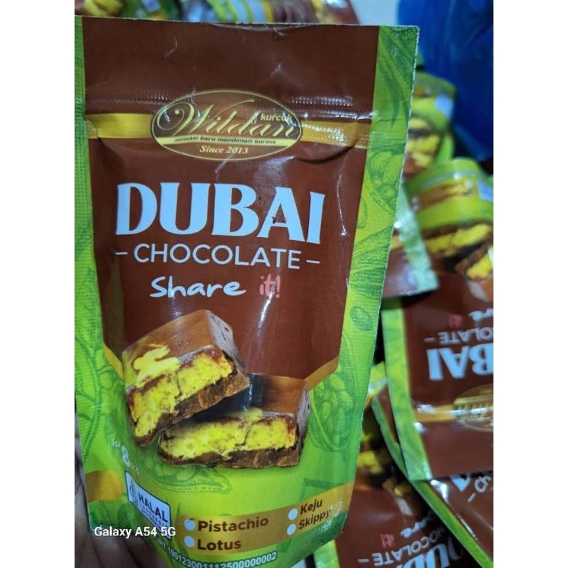 

Coklat Dubai share it kemasan mini/coklat dubai wildan