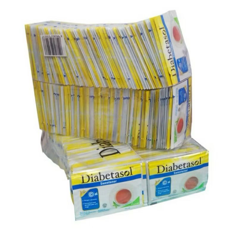 

Sweetener Diabetasol Sachet 200 Gula original (nol kalori) 1 pack