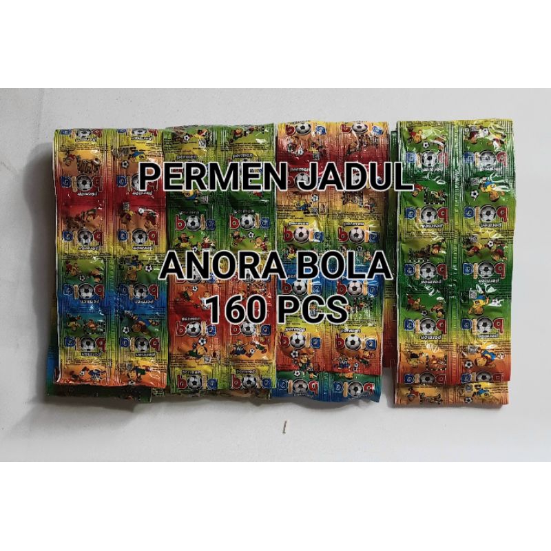 

160 PCS PREMEN / PERMEN JADUL ANORA BOLA CEMILAN ANAK