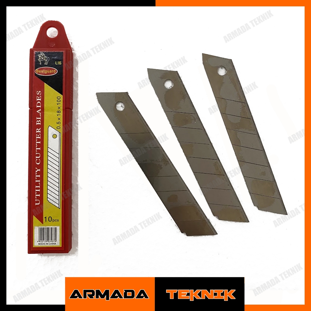 

Bestguard Refill Isi Cutter Besar Set 10 pcs 18 mm