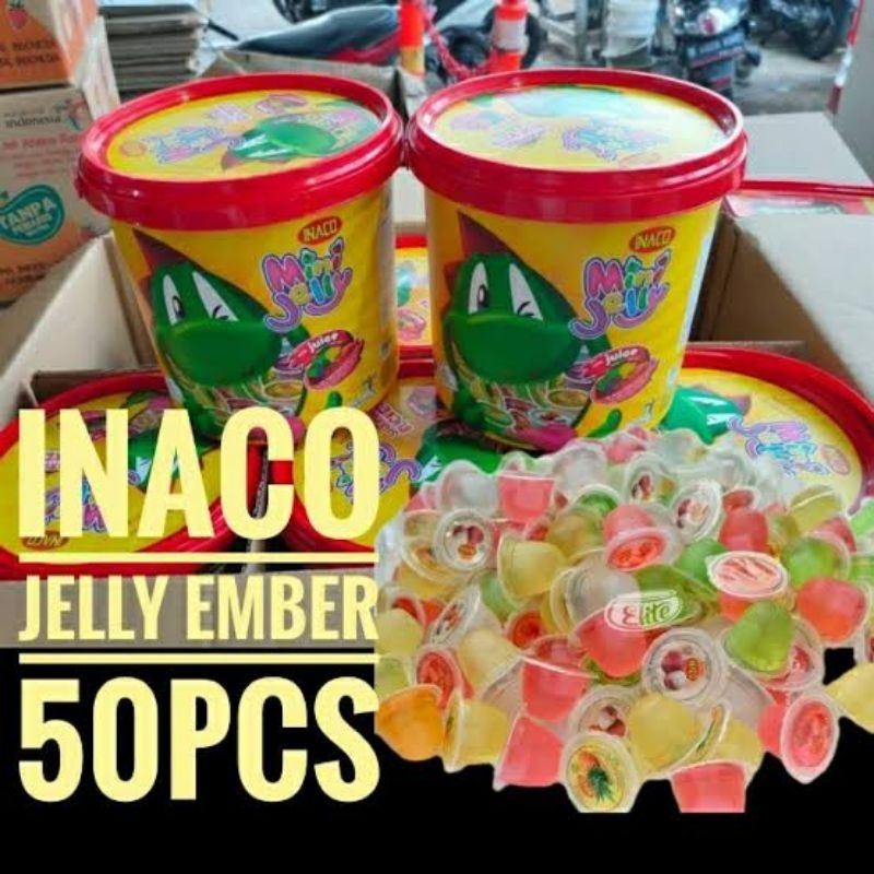 

(JAR) INACO MINI JELLY EMBER 750G JELLY RASA BUAH PARCEL