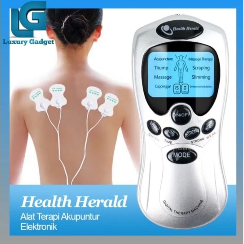 ALAT AKUPUNTUR ELEKTRIK LISTRIK MODERN TERAPI SETRUM TITIK TANPA JARUM