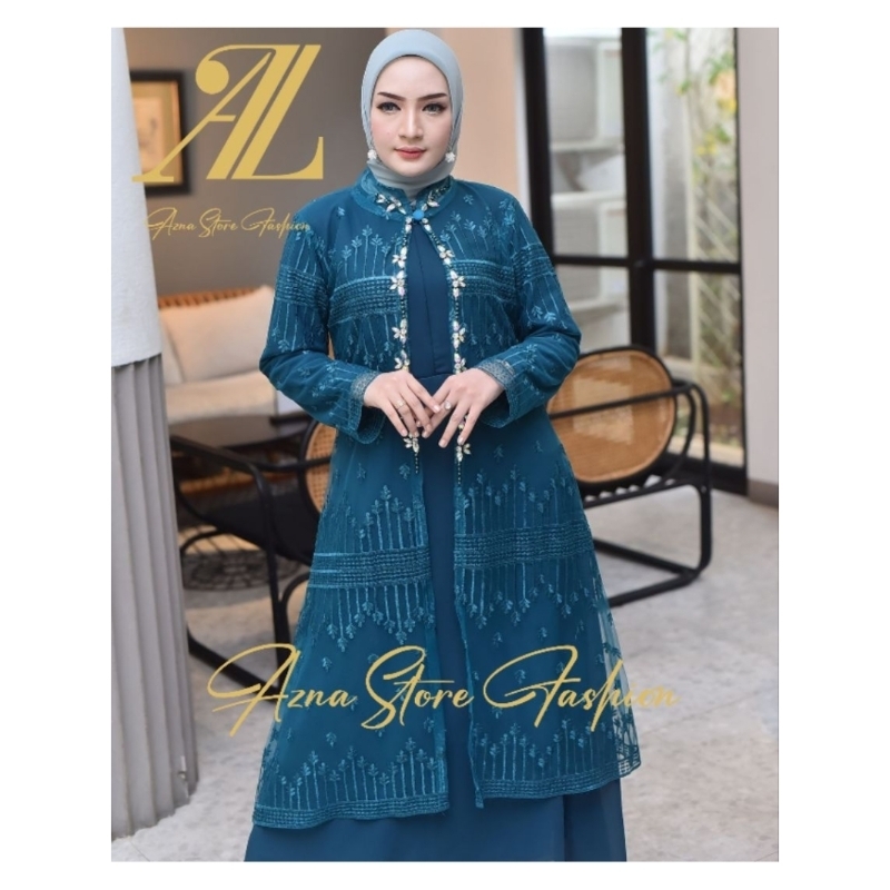 Dress|Auther Yasmin | Gamis | Setelan Kebaya | Baju Kurung | Baju adat.Baju Lamaran.Baju Besanan.Baj