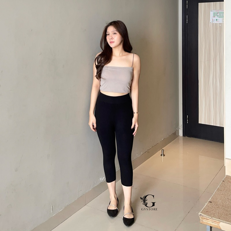 Celana Legging Wanita Legging Polos 7per8 Legging Jumbo Legging Tebal Legging Pendek 7/8 Legging 7/8
