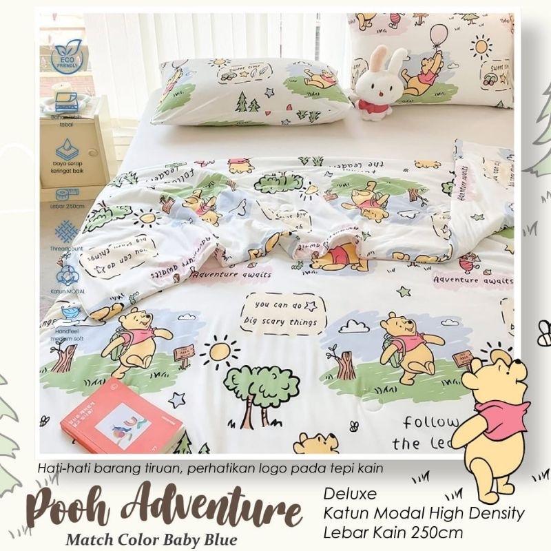 Sprei Winnie The Pooh Bear Beruang banyak motif