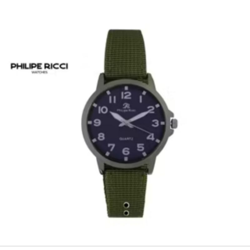 PhiLipe Ricci Jam Tangan Pria Tali Kanvas