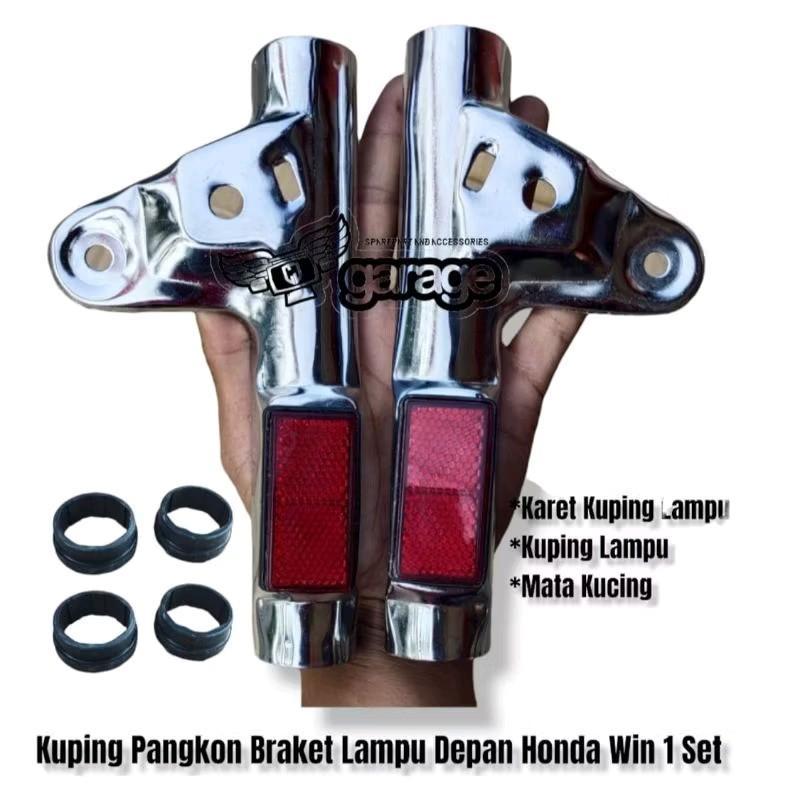 Kuping Lampu Depan Win Pangkon Lampu Depan Win 100 Braket Lampu Depan Honda Win 100