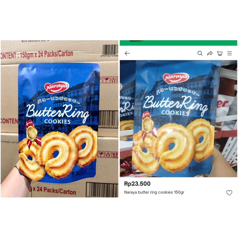 

naraya butter ring 150 gr ukuran besar