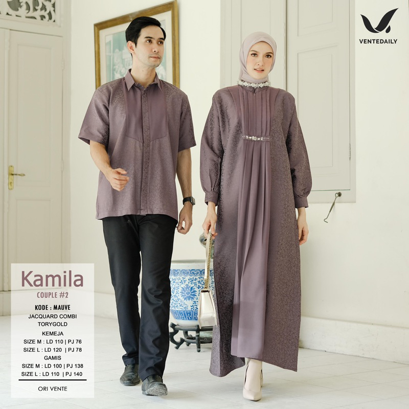 Gamis dan Kemeja Couple KamilaCouple by Ventedaily