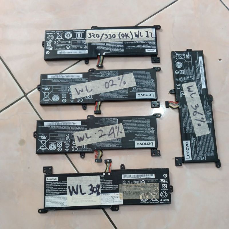 baterai laptop original lenovo ideapad 320 330 14 15 320-14 330-14 130