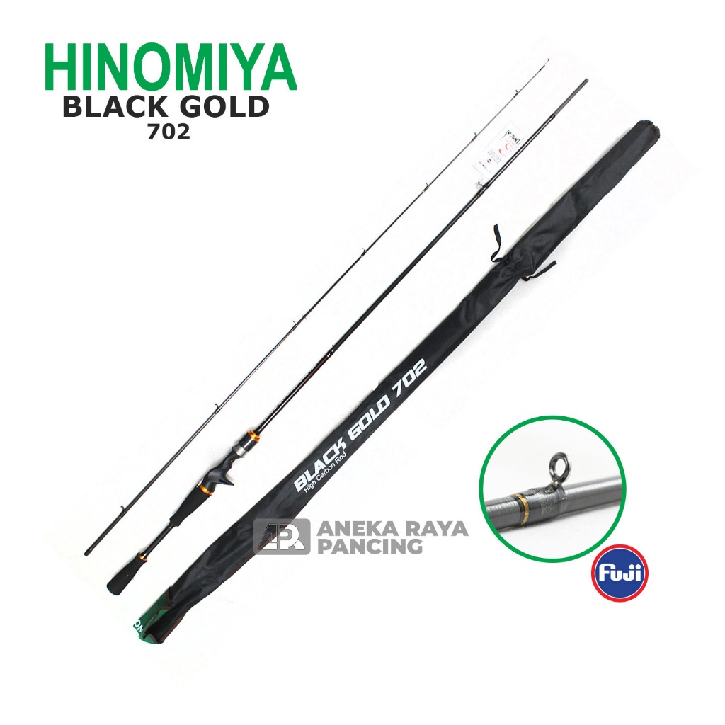 JORAN HINOMIYA BLACK GOLD 702 / Joran Baitcasting / Joran casting / Joran Hinomiya Casting