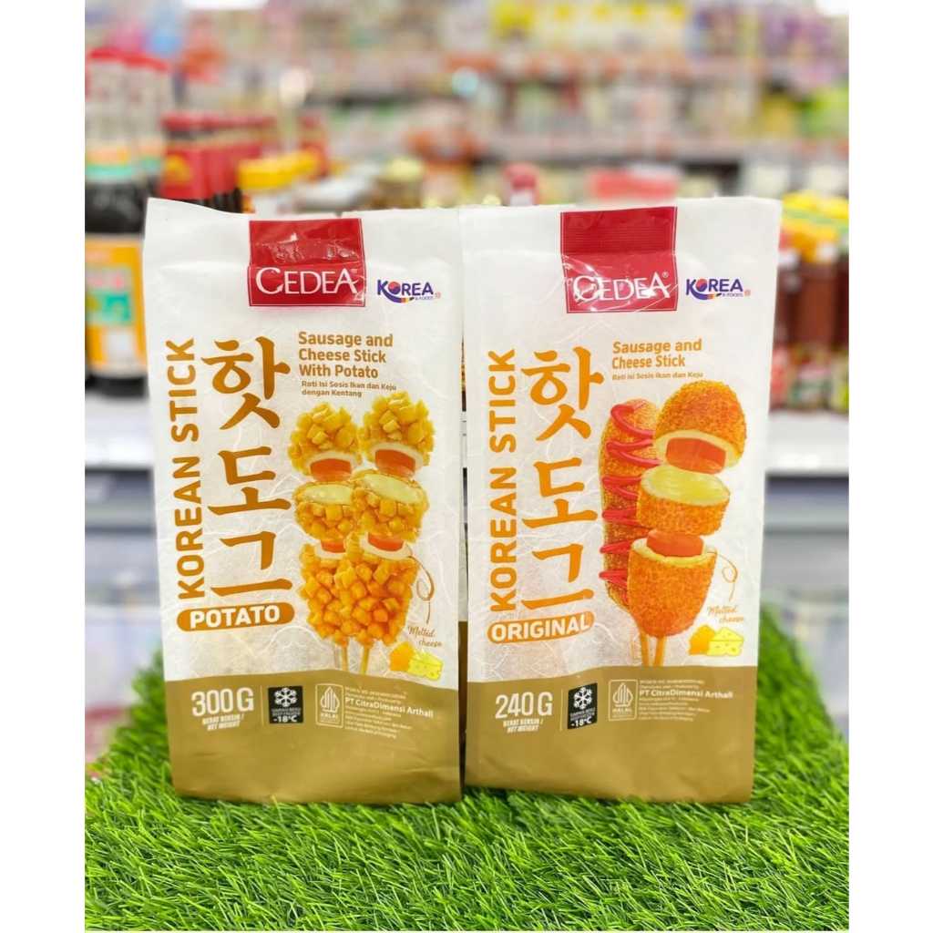 

CEDEA KOREAN STICK CORNDOG POTATO DAN ORIGINAL