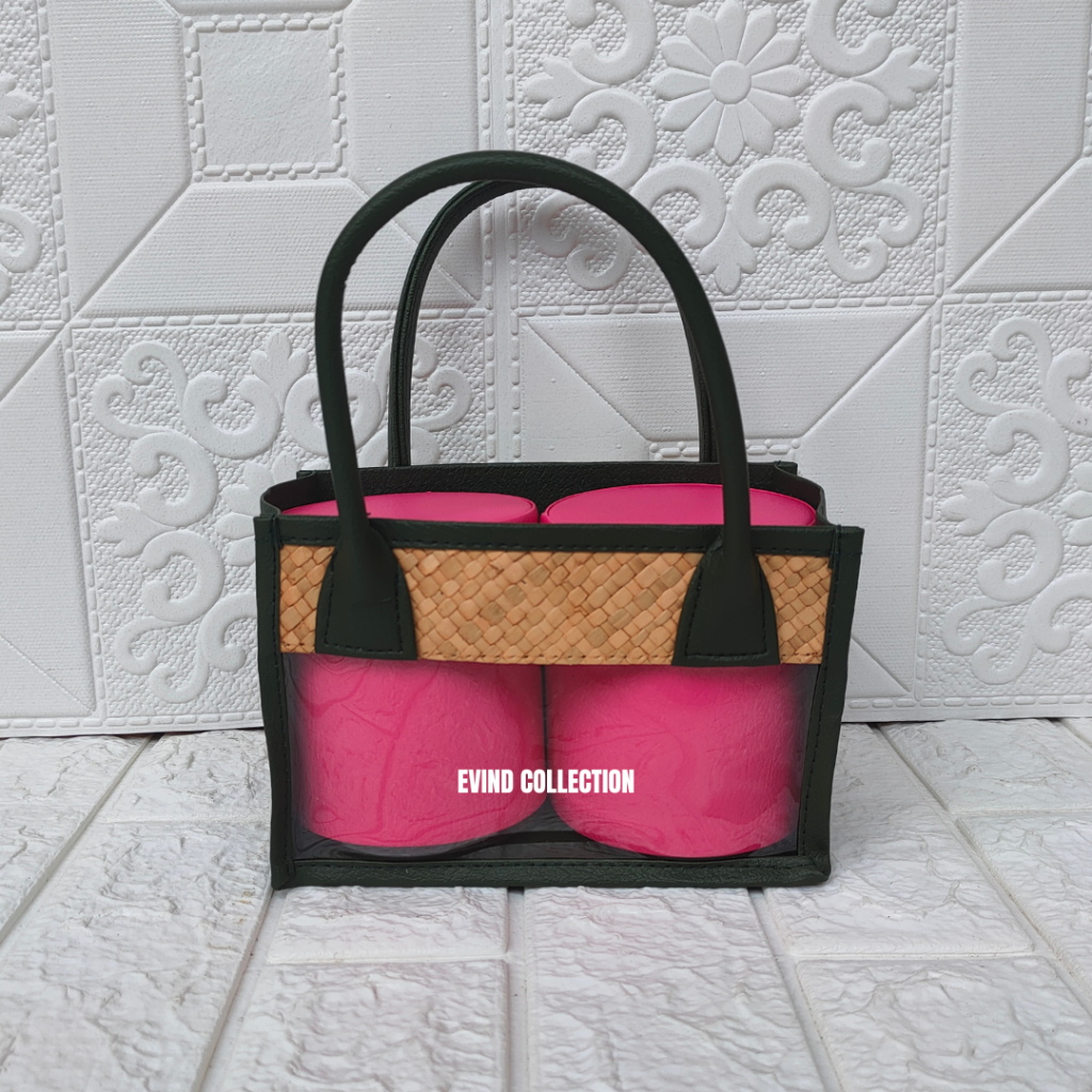 

Tas Hampers Mika Anyaman Pandan (Carbella) Untuk 2 Toples Silinder Keranjang Parcel Hari Raya