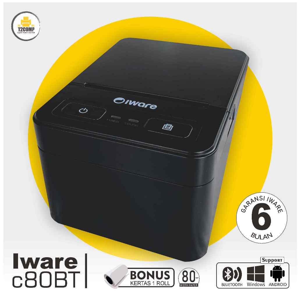 Iware Printer Thermal 80 mm USB Bluetooth