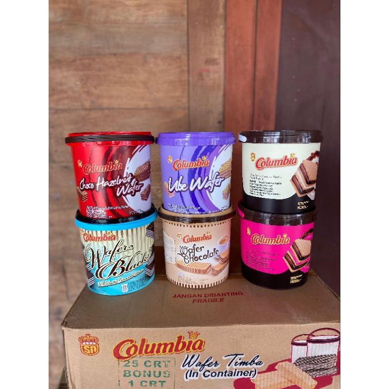 

1 pcs Columbia wafer timba berat 250 gram