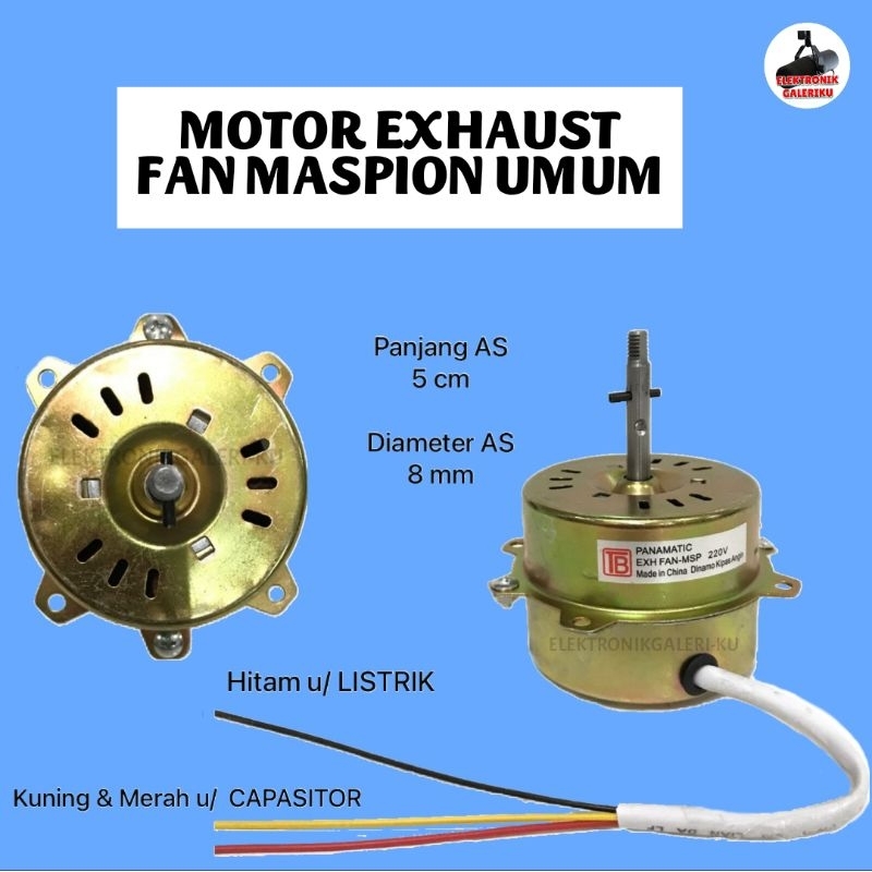MOTOR EXHAUST FAN MASPION UMUM