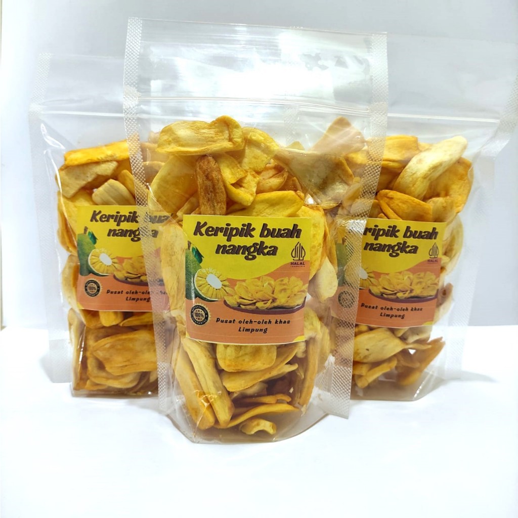

Keripik Nangka Oven Kualitas Super Grand A 250gr Export Quality Asli Limpung