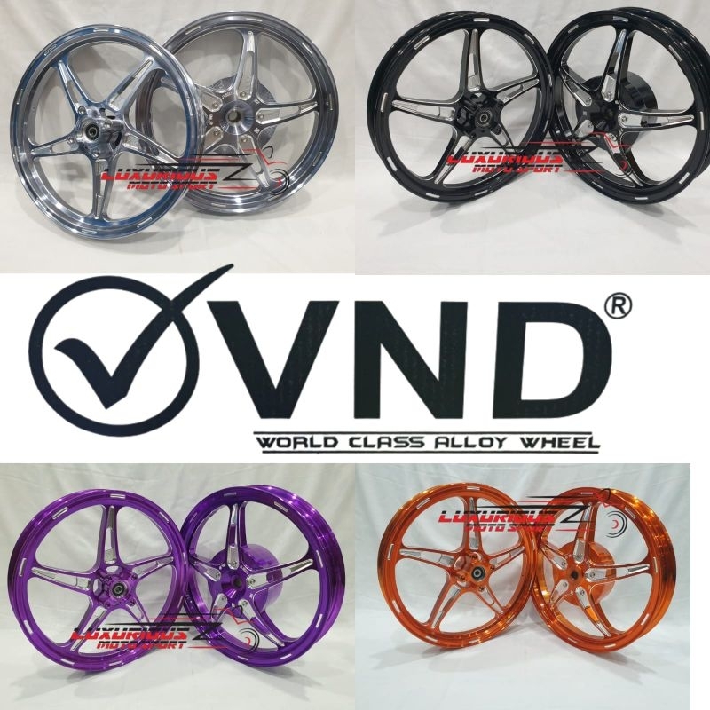velg vnd bintang laut vario160 cbs pelek racing vnd vario160 cbs velg vnd F160x14 R185x14 new vario1