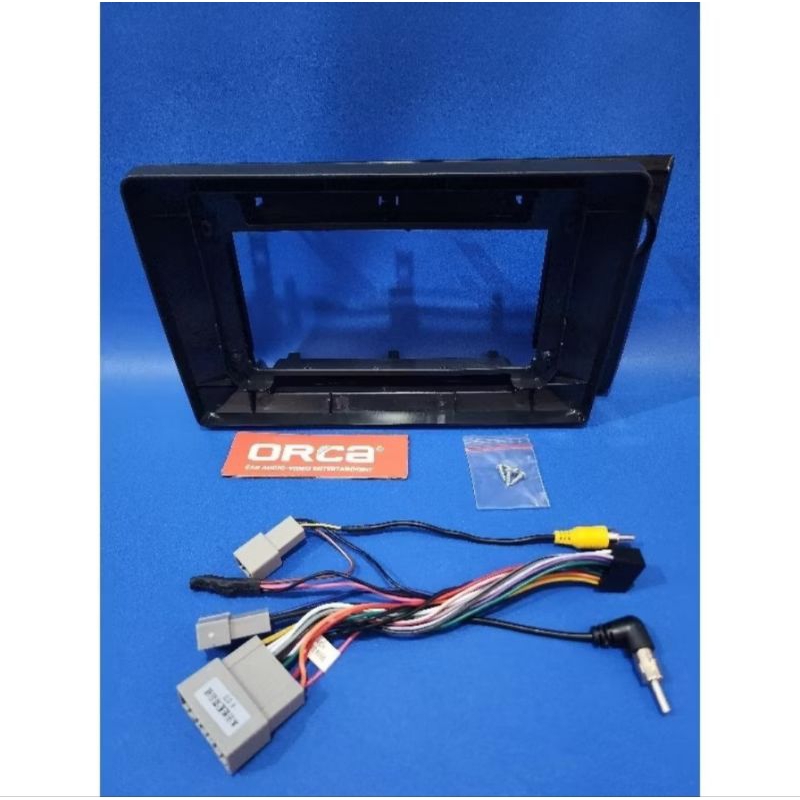 Frame head unit android 10 inch mobil honda brv brio mobilio 2016-2024 merek orca