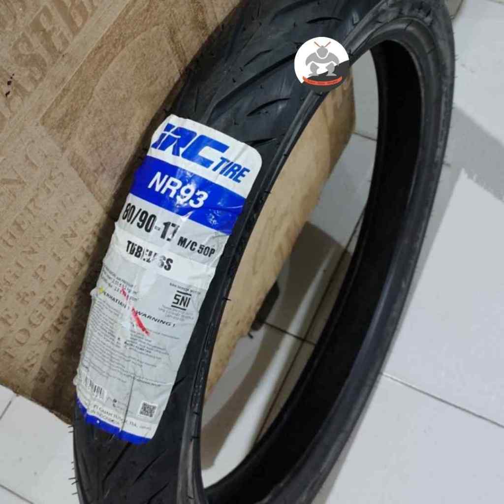 Ban IRC NR 93 size 80/90 R17 - Tubeless Ban Belakang Supra x 125, Revo,Blade 125,  Jupiter Z1, Vega 