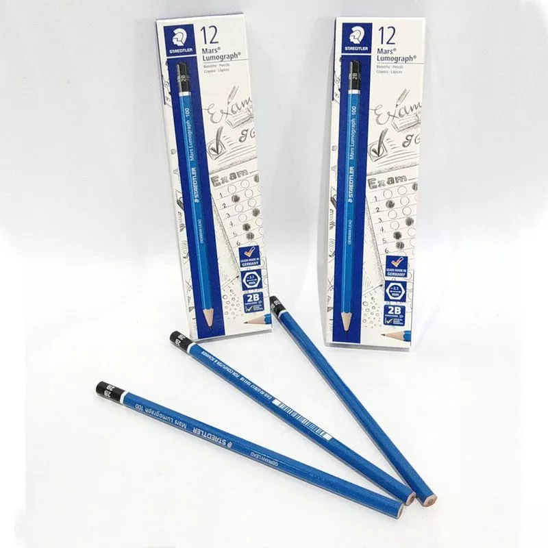 

Pensil Staedtler 2B - Mars Lumograph / pensil ujian komputer - 1 Pack (isi 12 pcs)